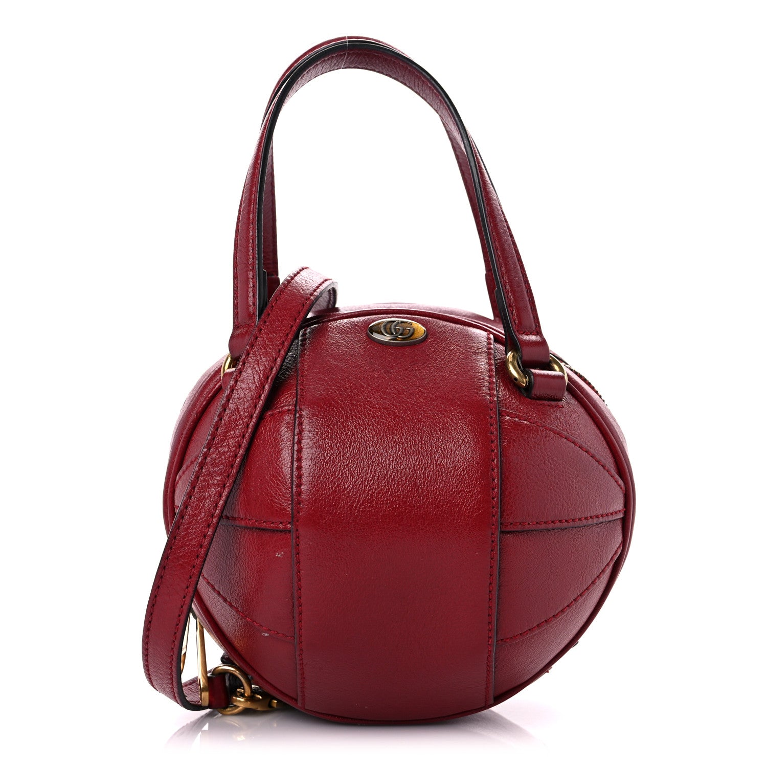Gucci Piuma Lux Energy Mini Tifosa Basketball Shaped Shoulder Bag Romantic Cerise 1 of 18