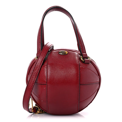 Gucci Piuma Lux Energy Mini Tifosa Basketball Shaped Shoulder Bag Romantic Cerise 1 of 18