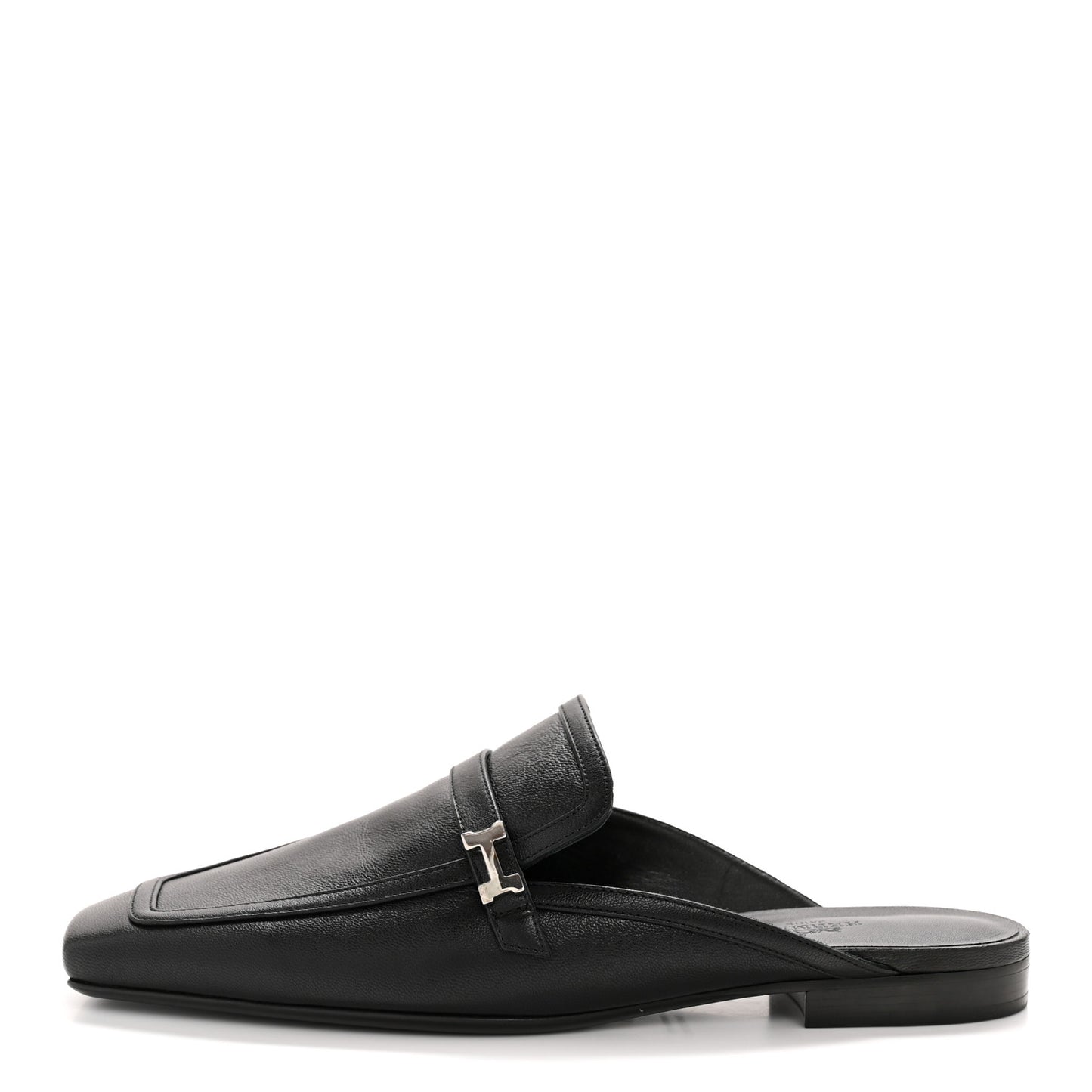 Goatskin Groupie Mules 40 Black