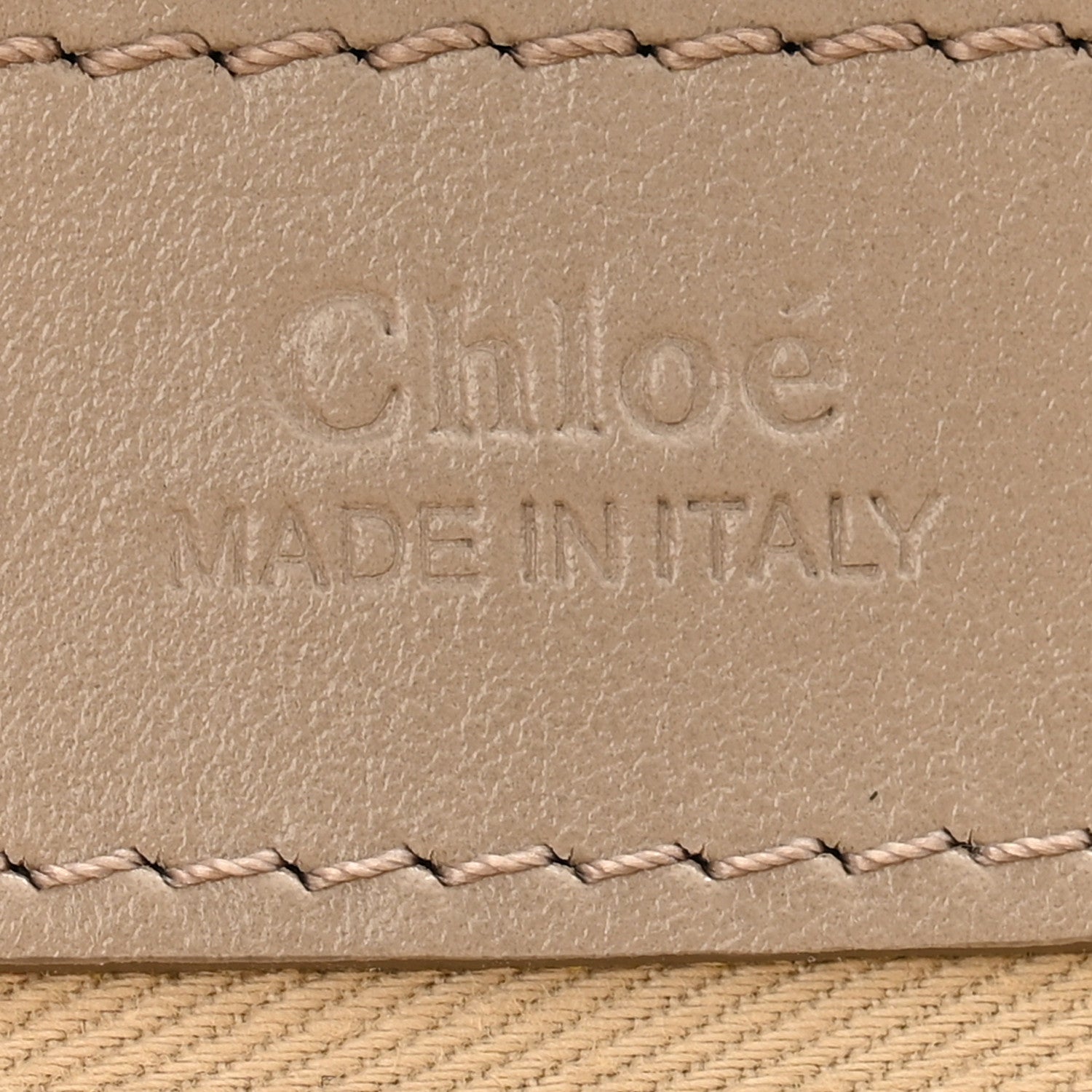 Chloe Calfskin Suede C Clutch With Chain Motty Grey 6 of 10