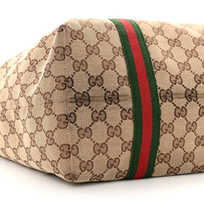 Gucci Monogram Large Jolicoeur Tote Brown 9 of 23