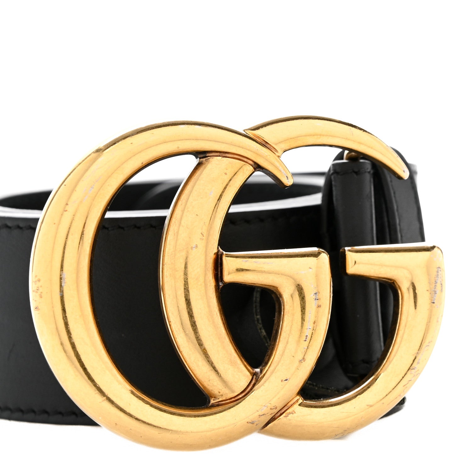 Gucci Calfskin Double G 40mm Belt 75 30 Black 7 of 7