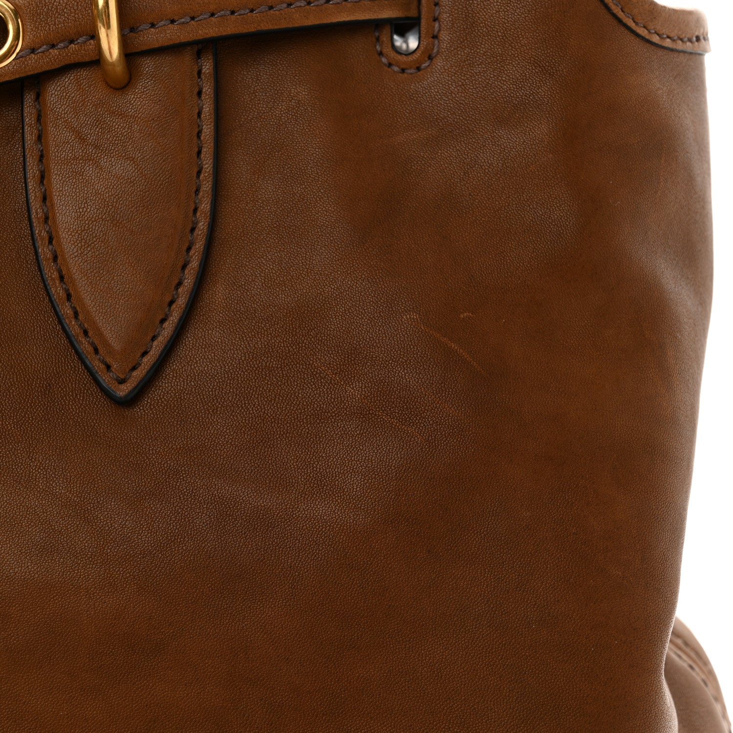 Miu Miu Nappa Medium Aventure Bag Rovere 12 of 16