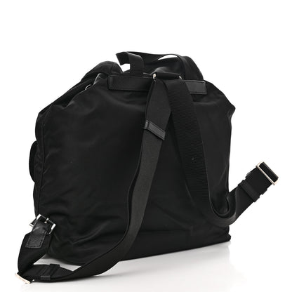 Prada Tessuto Nylon Saffiano Vela Backpack Black 4 of 11