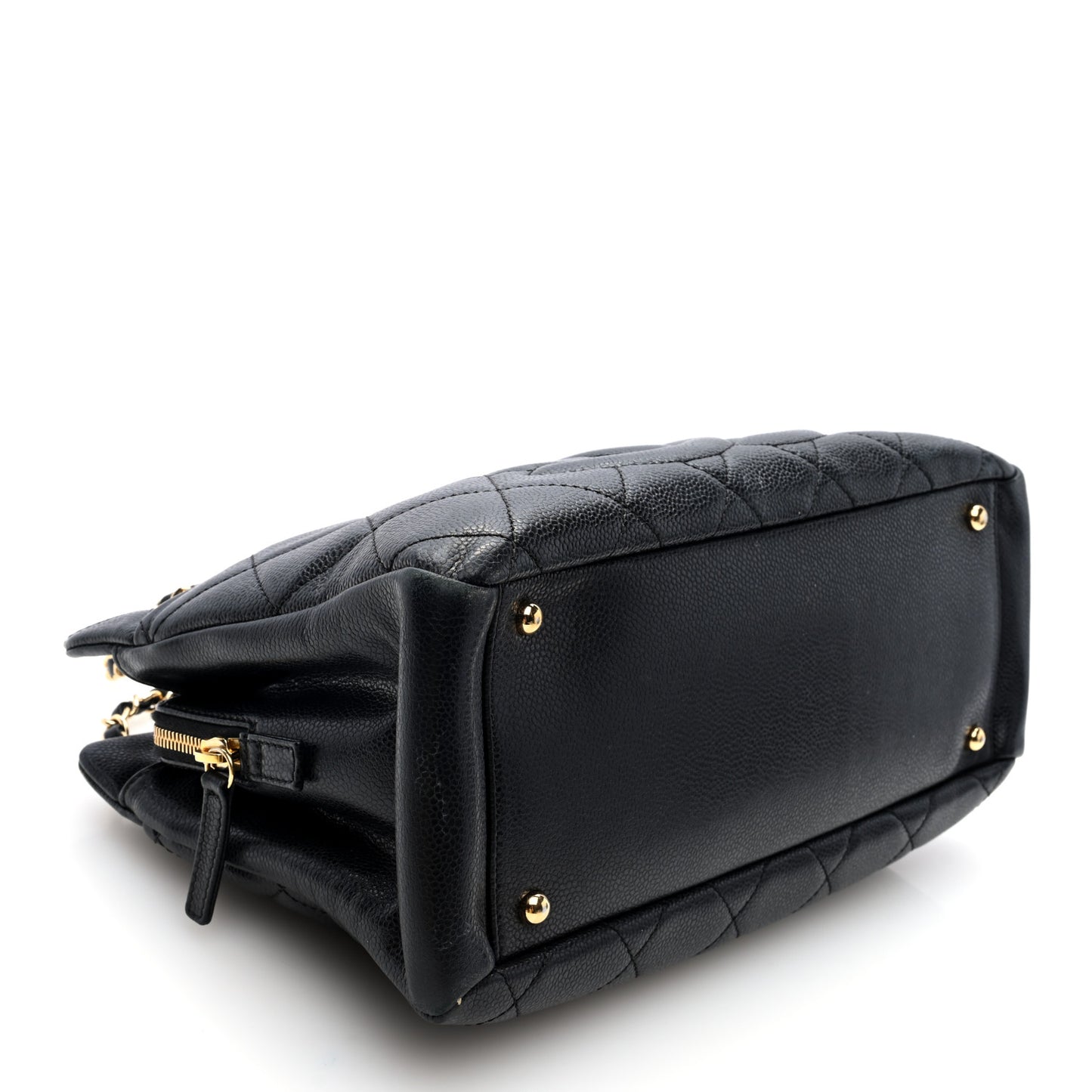 Caviar Quilted CC Timeless Soft Tote Black