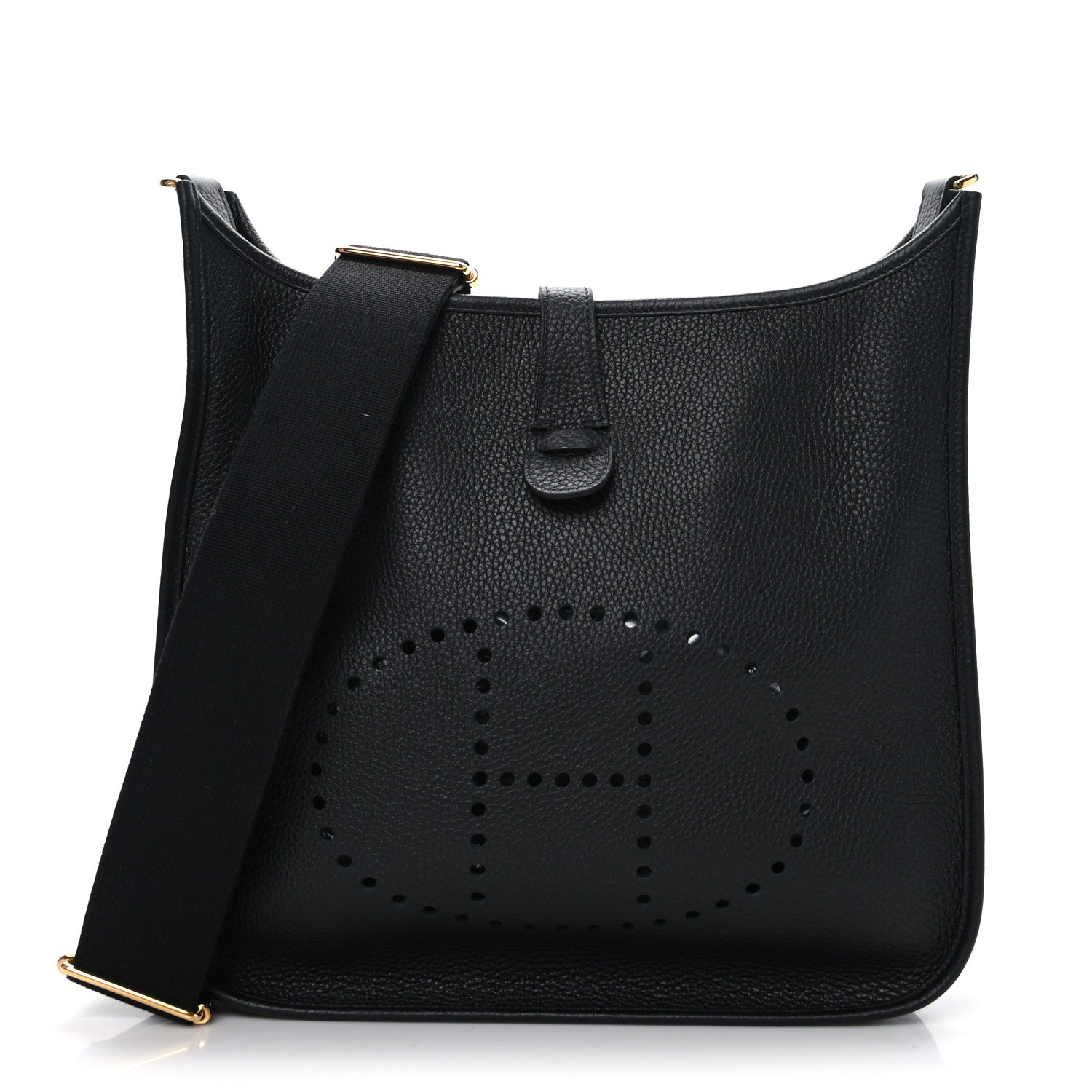 Hermes Taurillon Clemence Evelyne III GM Black 1 of 10