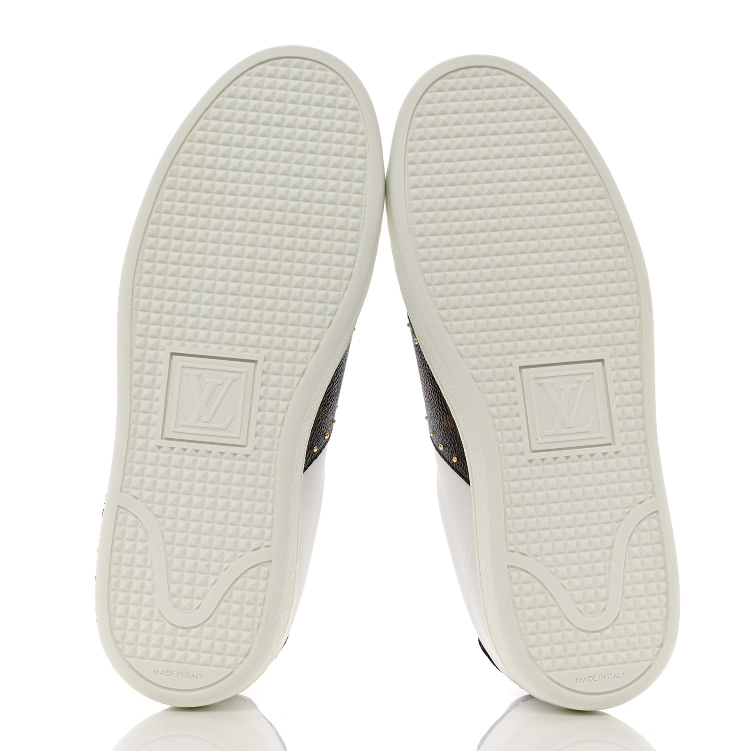 Louis Vuitton Calfskin Monogram Frontrow Sneaker 35 White 5 of 9
