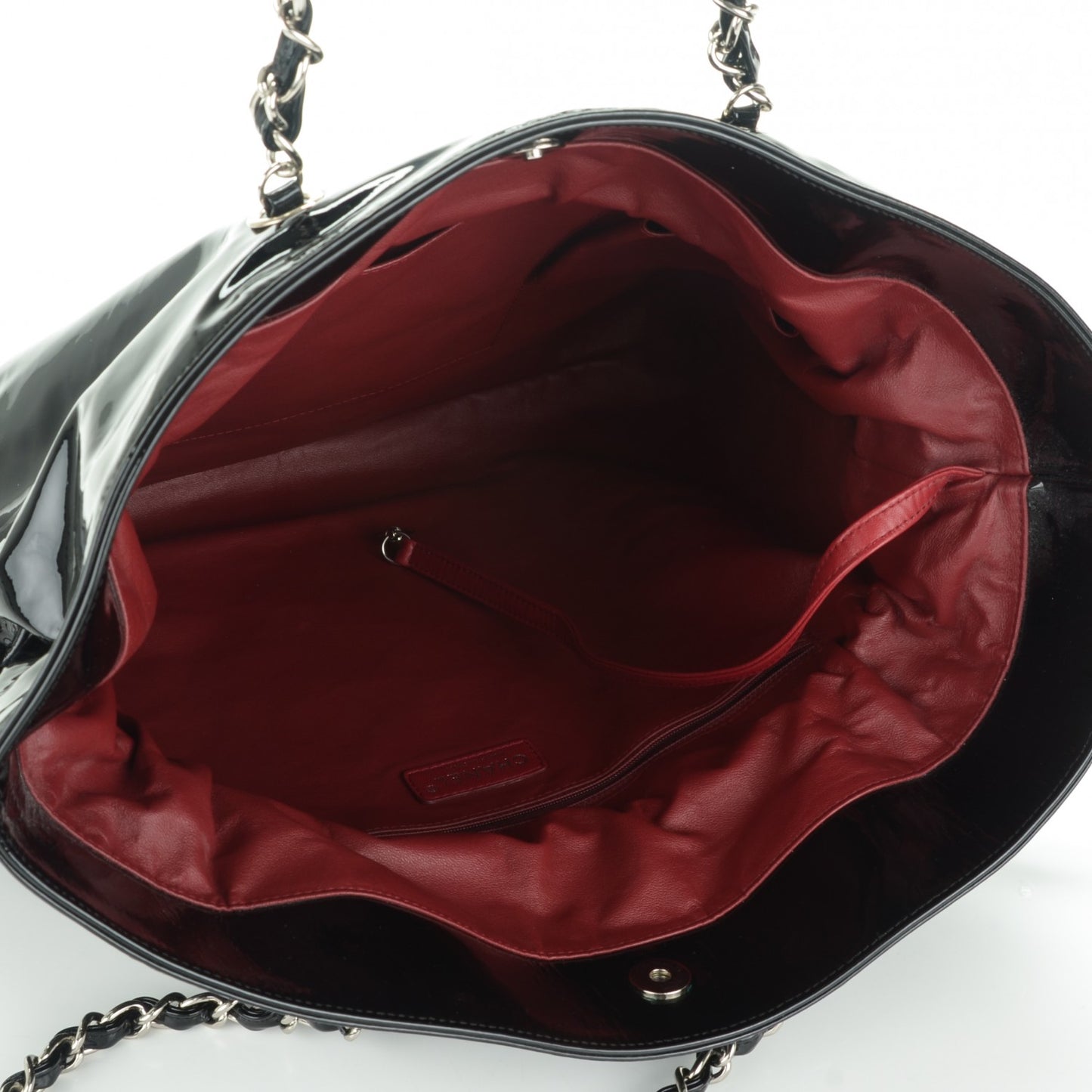 Patent Bonbons Shopper Tote Black