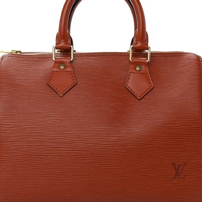Louis Vuitton Epi Speedy 25 Kenyan Fawn 8 of 12