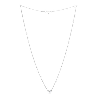 Tiffany Platinum Diamond .30ctw Aria Pendant Necklace 3 of 4
