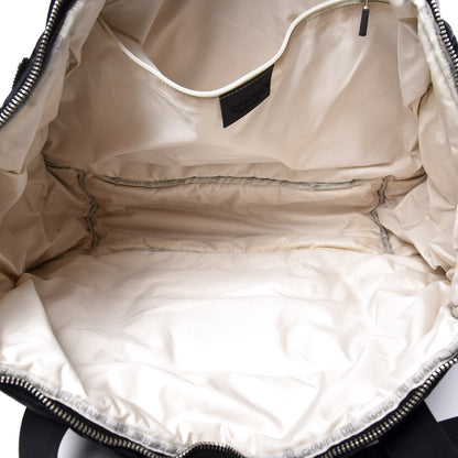 Chanel Nylon Quilted Logo Duffel Black 4 of 12
