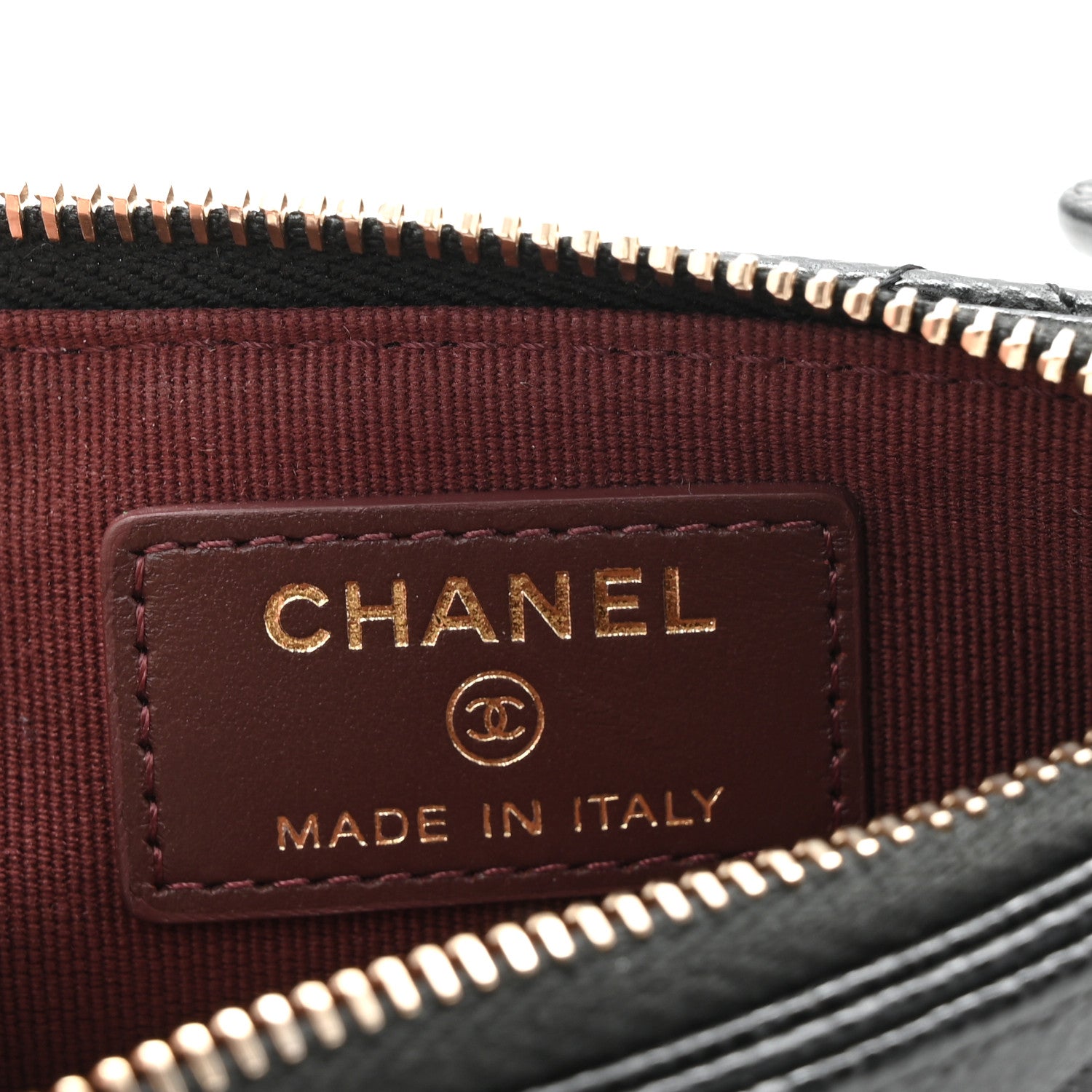 Chanel Caviar Quilted Flap Zip Card Holder Black 7 of 8