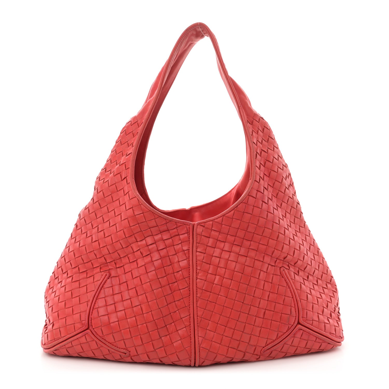 Bottega Veneta Nappa Intrecciato Ball Hobo Cardinal 1 of 14