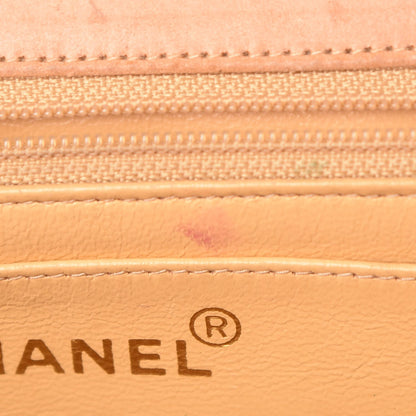 Chanel Calfskin Embossed Medium Flap Natural 9 of 11