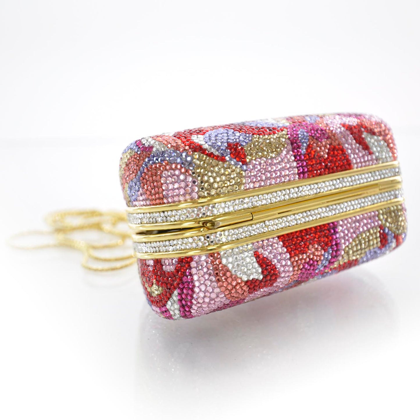 Swarovski Crystal Swirl Minaudiere