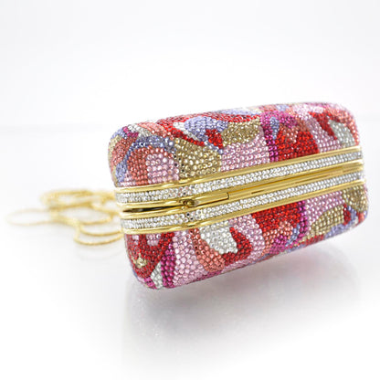 Judith Leiber Swarovski Crystal Swirl Minaudiere 5 of 7