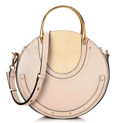 Chloe Calfskin Suede Medium Pixie Bag Abstract White 1 of 7