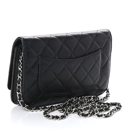 Chanel Caviar Quilted Wallet On Chain WOC Black 3 of 10