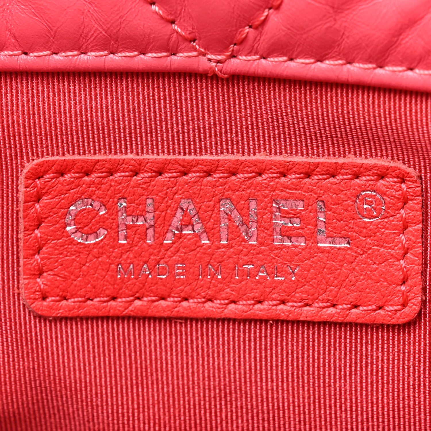Chanel Aged Calfskin Quilted Small Gabrielle Backpack Dark Pink 6 of 10