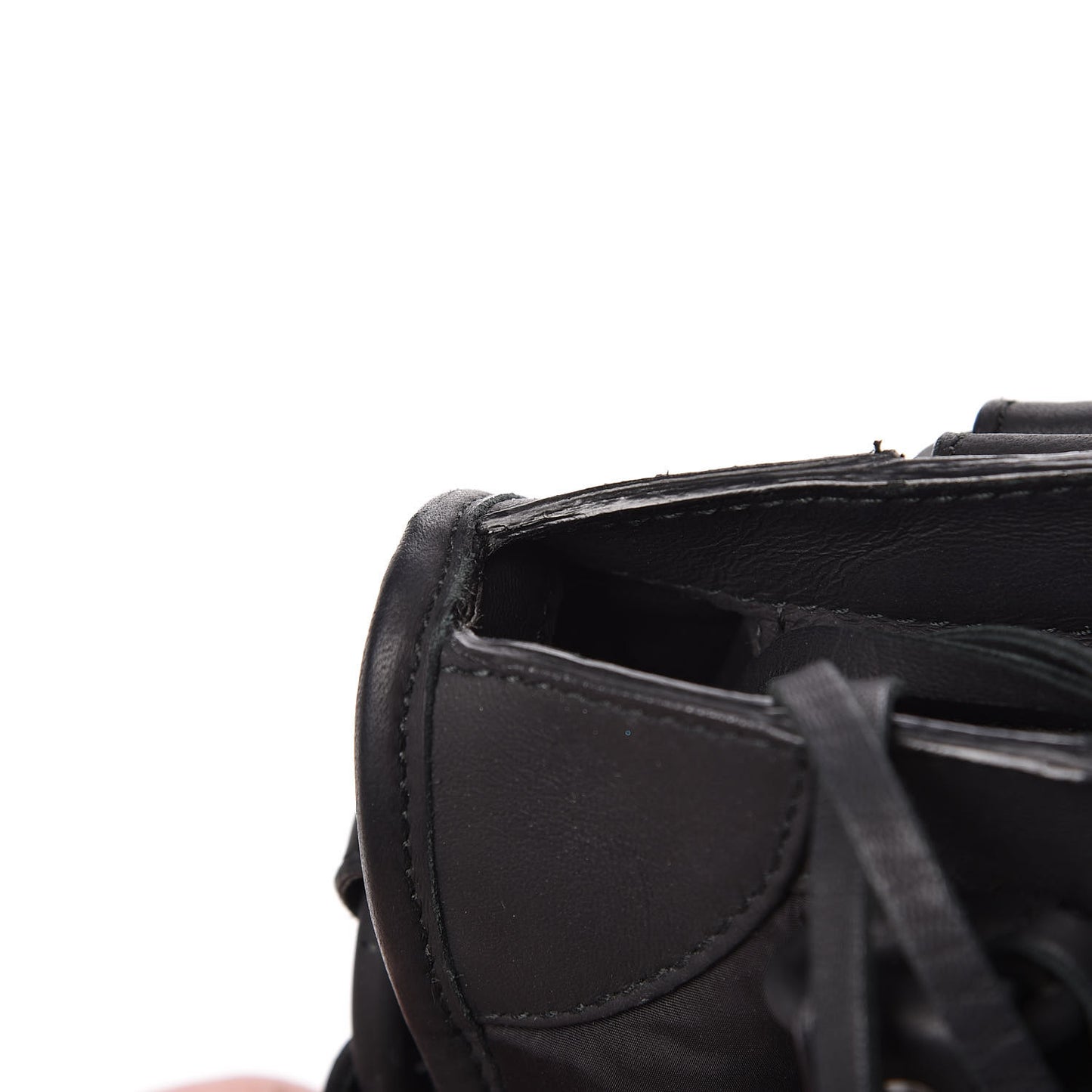 Nylon Agneau Mini City Black