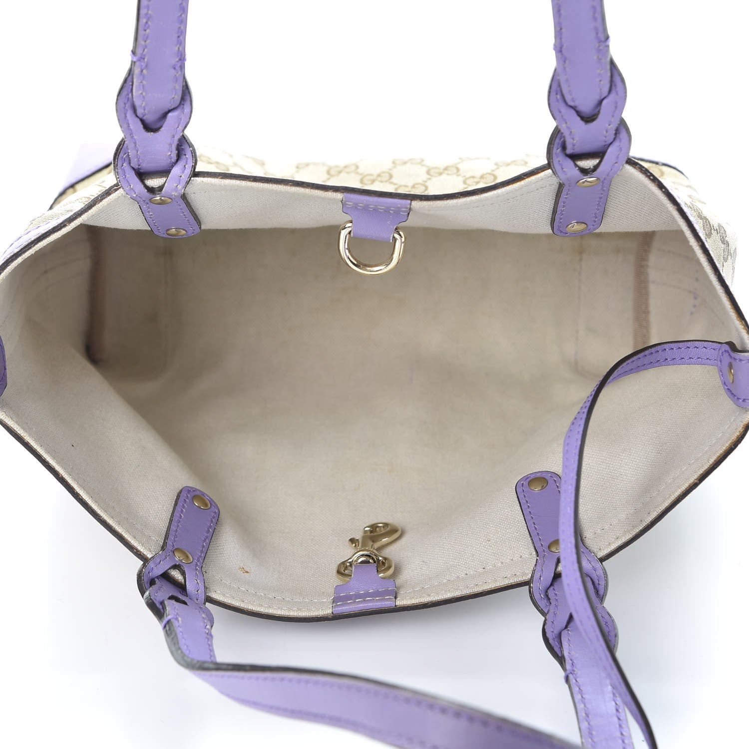 Gucci Monogram Small Craft Tote Lilac 4 of 13