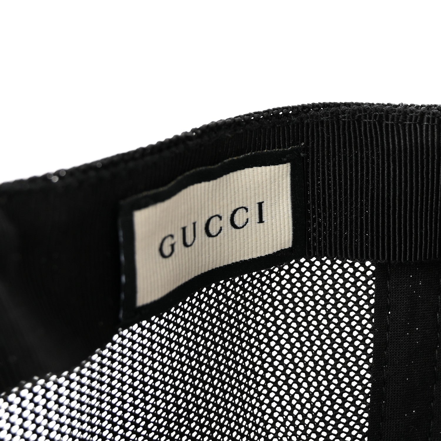 Gucci Nylon Monogram Baseball Hat L Black 11 of 12