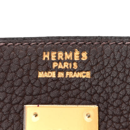 Hermes Fjord Birkin 40 Chocolate 6 of 11