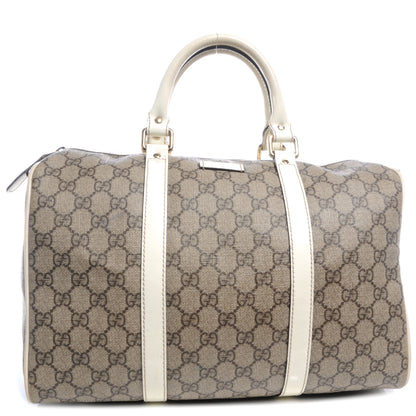 Gucci Coated Canvas Medium Joy Boston Off White 1 of 7