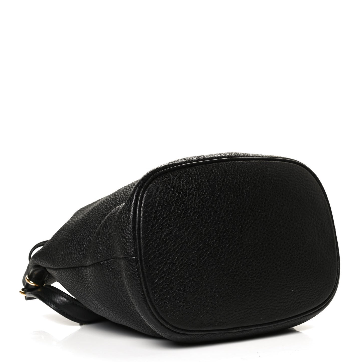 Vitello Daino Bucket Bag Black