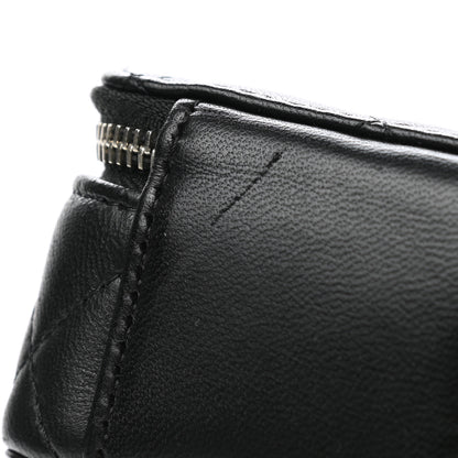 Chanel Lambskin Quilted Jewelry Travel Case Black 10 of 11