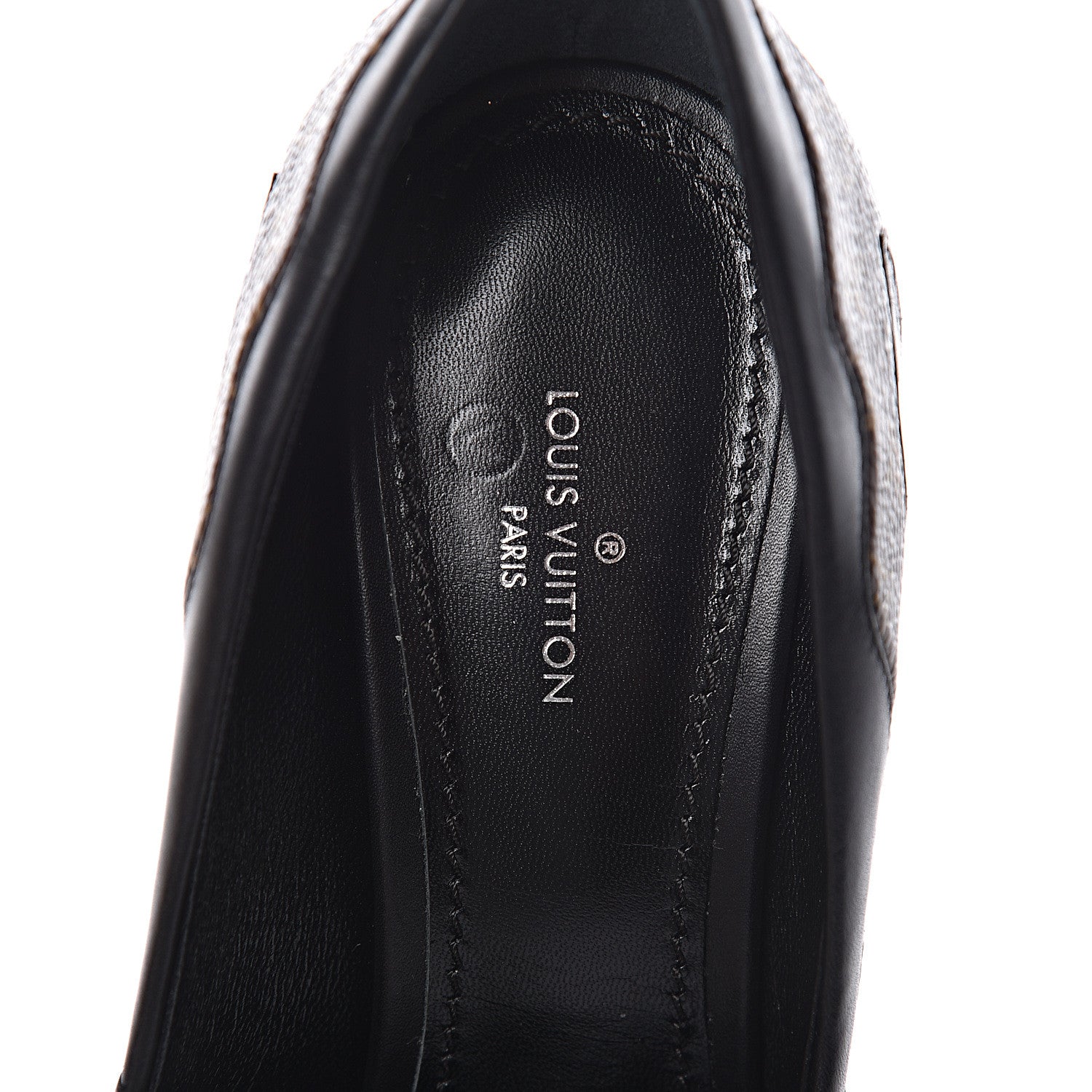Louis Vuitton Calfskin Monogram Hypnotic Pumps 36.5 Black 7 of 8