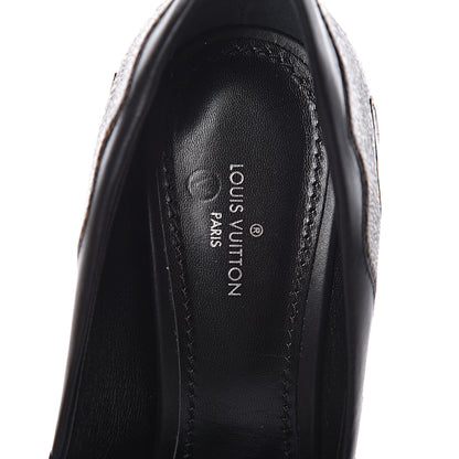 Louis Vuitton Calfskin Monogram Hypnotic Pumps 36.5 Black 7 of 8