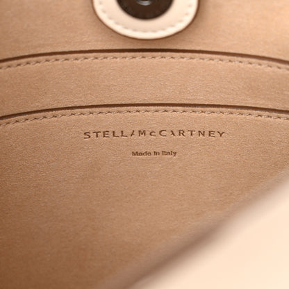 Stella McCartney Eco Alter Nappa Perforated Logo Mini Crossbody Beige 6 of 11