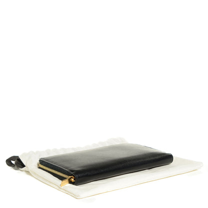 Celine Lambskin Large Zip Around Multifunction Wallet Black 4 of 9