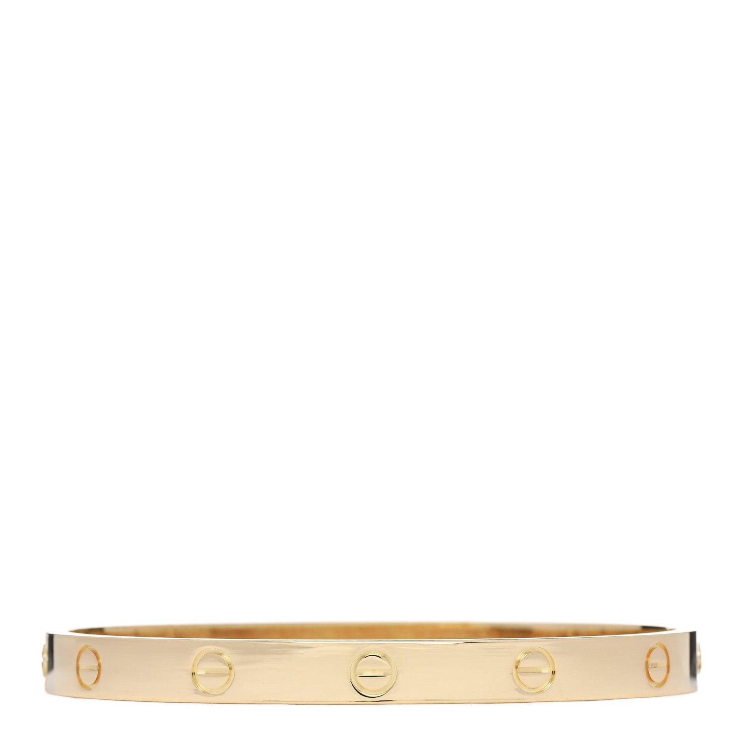 Cartier 18K Yellow Gold LOVE Bracelet 18 1 of 9