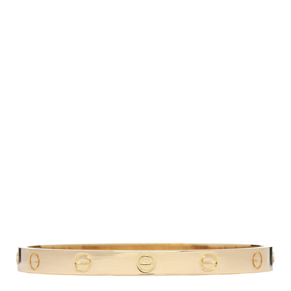 Cartier 18K Yellow Gold LOVE Bracelet 18 1 of 9