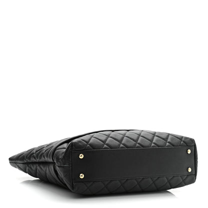 Chanel Caviar Quilted Rolled Up Tote Black 4 of 11