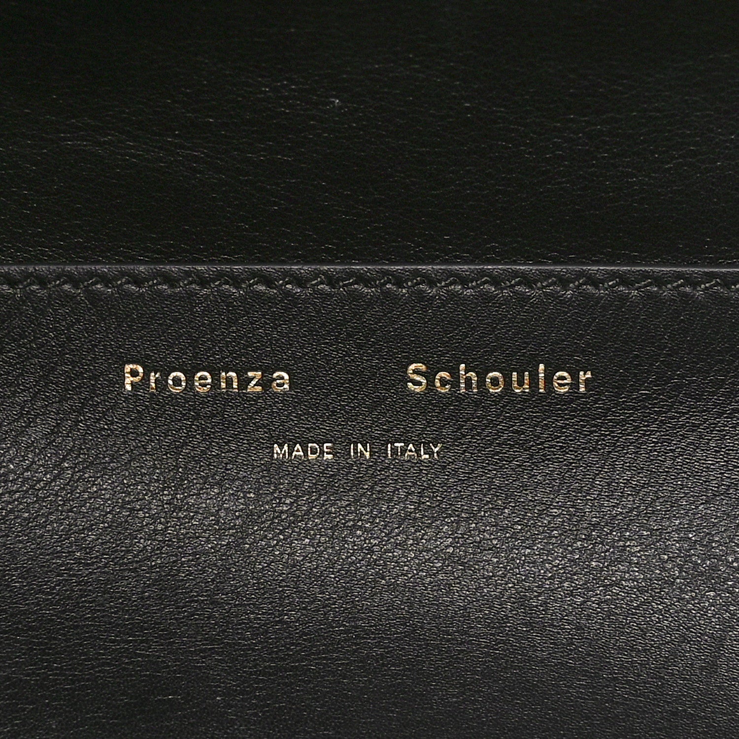 Proenza Schouler Raffia Calfskin Pipe Bag Black 6 of 12