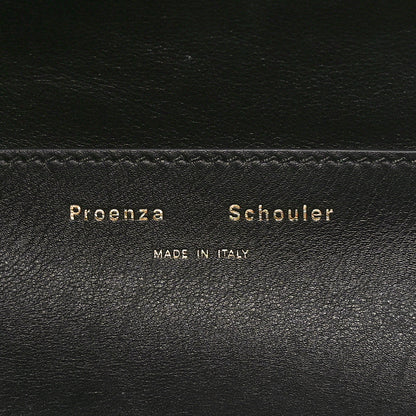 Proenza Schouler Raffia Calfskin Pipe Bag Black 6 of 12