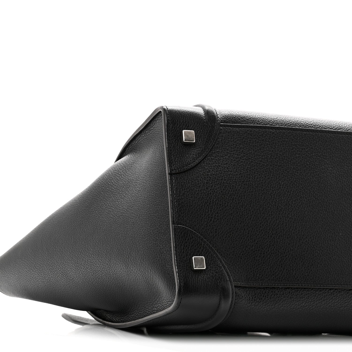 Celine Drummed Calfskin Mini Luggage Black 8 of 9
