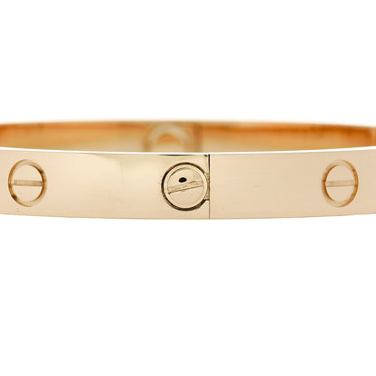 Cartier 18K Yellow Gold LOVE Bracelet 18 5 of 9