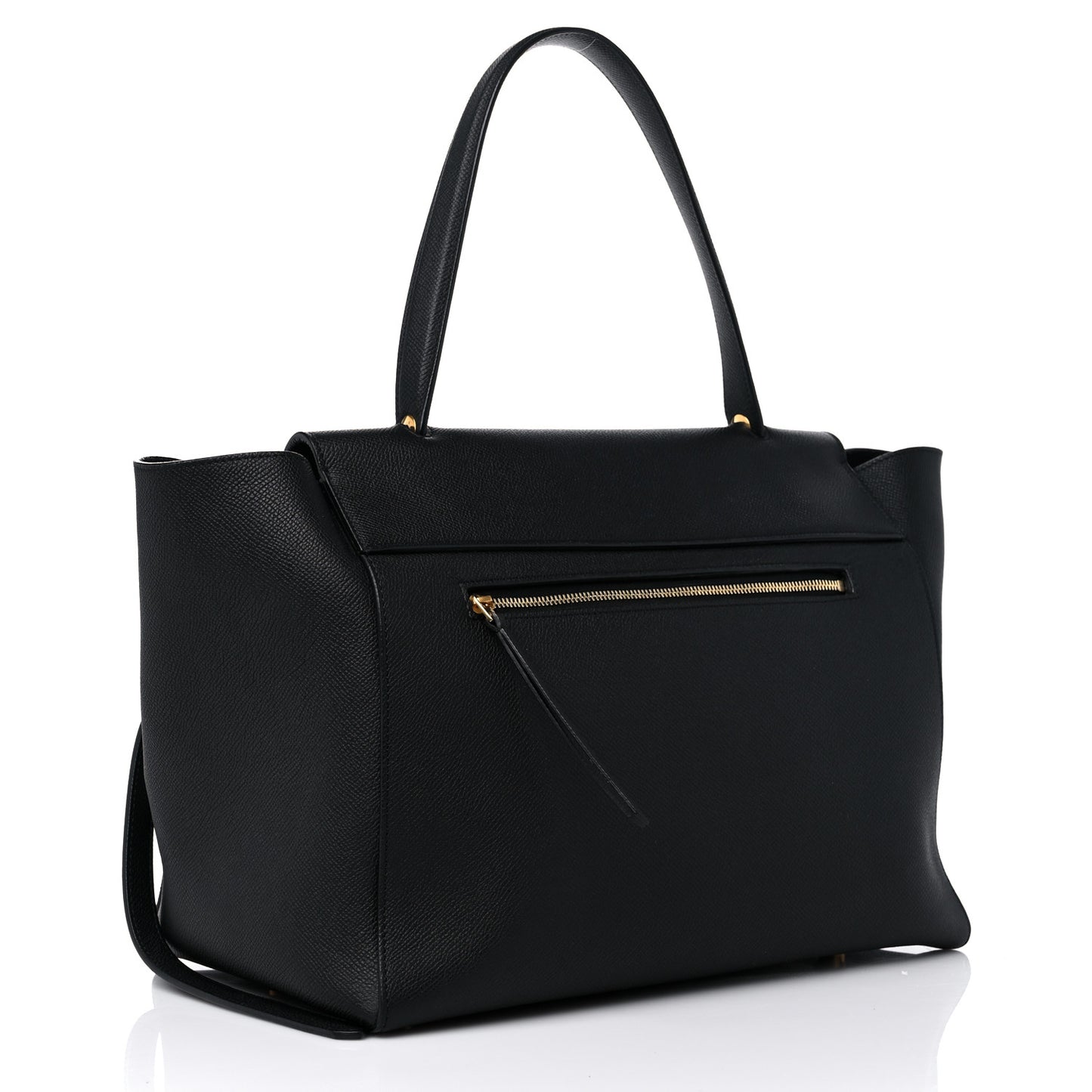 Grained Calfskin Small Belt Bag Black