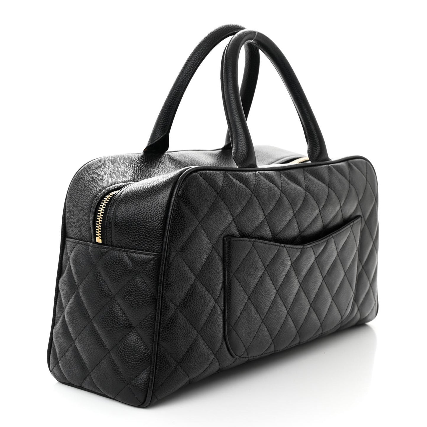 Caviar Quilted Boston Black