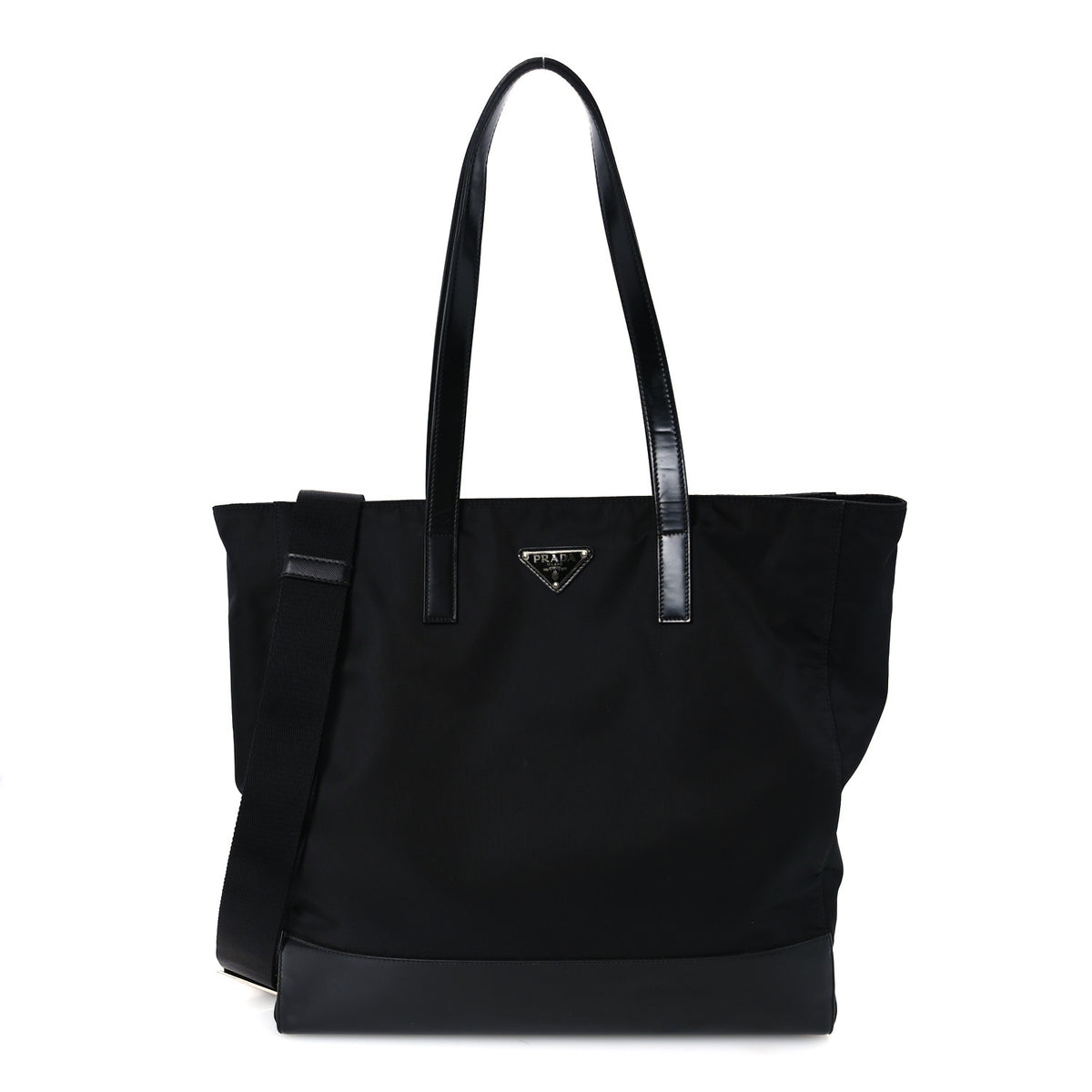 Re-Nylon Spazzolato Tote Black