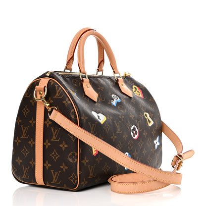 Louis Vuitton Monogram Love Lock Speedy Bandouliere 30 3 of 10