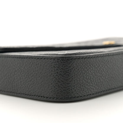 Louis Vuitton Empreinte Pochette Felicie Chain Wallet Black 10 of 12