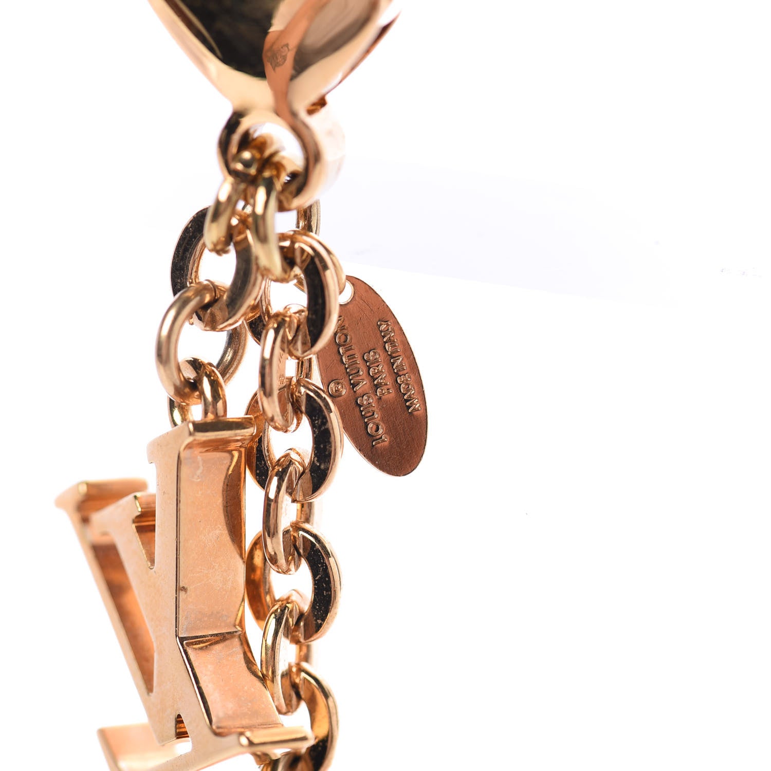 Louis Vuitton Acetate Hollow Flower Bag Charm Suede Rose 5 of 5