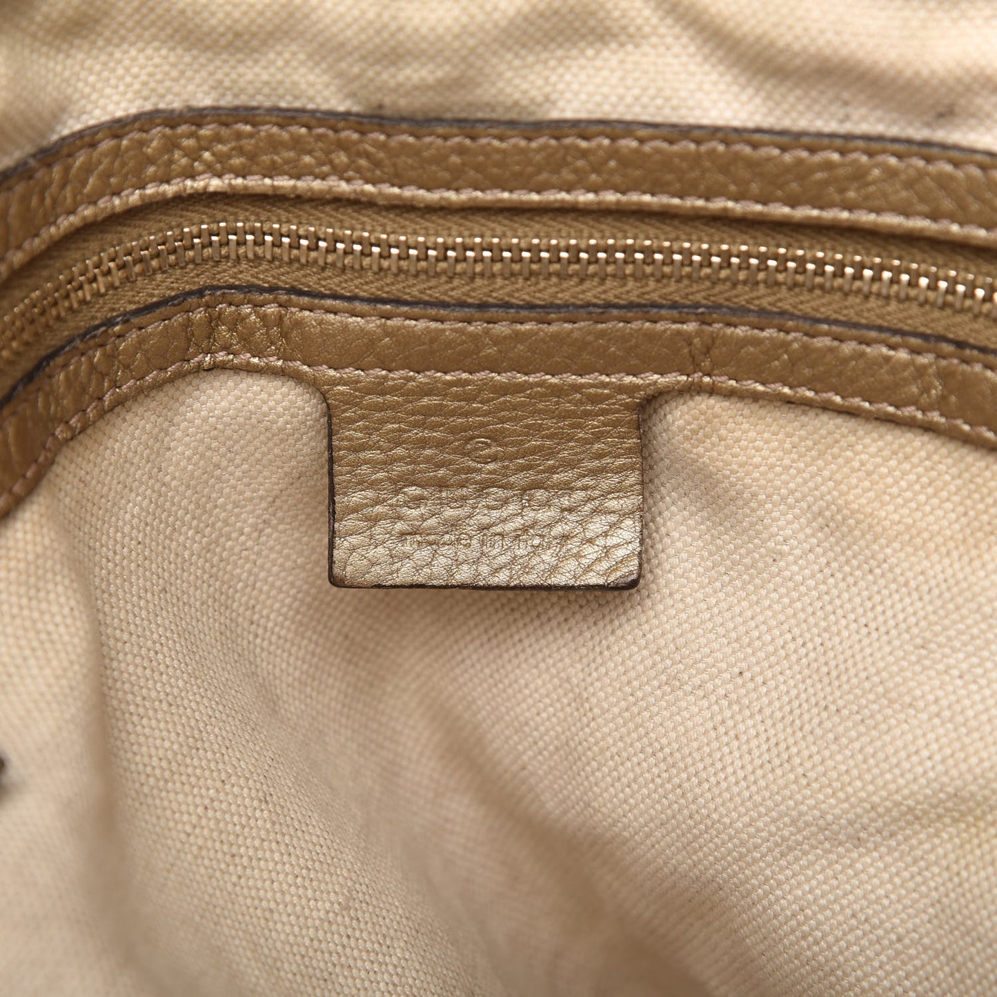 Monogram Medium Bella Tote Gold