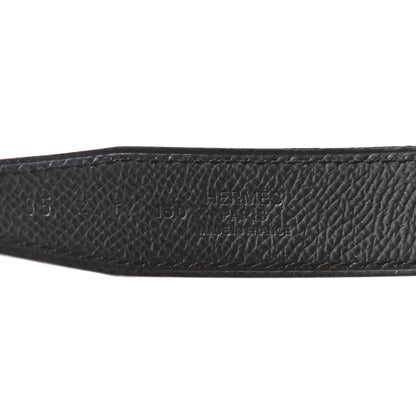 Hermes Swift Epsom 24mm Mini Constance Guilloche H Belt 85 Black Nata 6 of 7