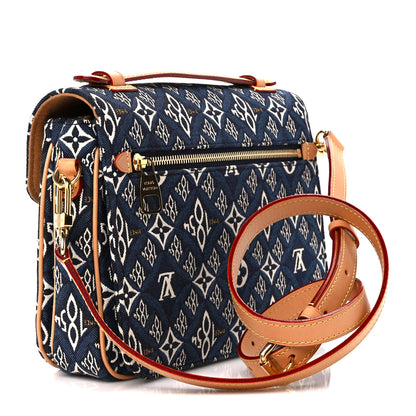Louis Vuitton Jacquard Since 1854 Pochette Metis Blue 3 of 11